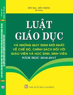 luật giáo dục và những quy định mới