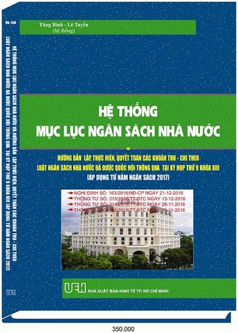 HỆ THỐNG MỤC LỤC NGÂN SÁCH NHÀ NƯỚC VÀ HƯỚNG DẪN LẬP, THỰC HIỆN, QUYẾT TOÁN CÁC KHOẢN THU – CHI THEO LUẬT NGÂN SÁCH NHÀ NƯỚC    