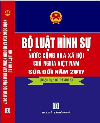 BỘ LUẬT HÌNH SỰ (SỬA ĐỔI, BỔ SUNG NĂM 2017)