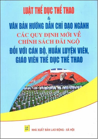 luật thể dục thể thao và văn bản hướng dẫn chỉ đạo ngành