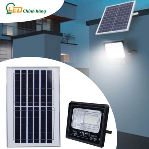 Đèn pha năng lượng mặt trời 100W JinDian JD-T100
