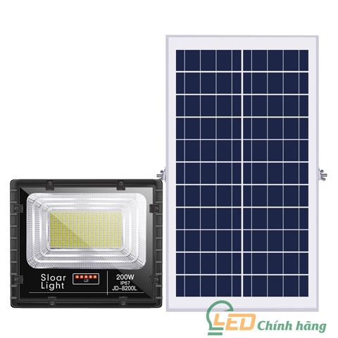 Đèn Pha Năng Lượng Mặt Trời 200W Jindian JD-8200L