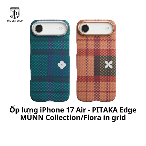 Ốp lưng iPhone 17 Air - PITAKA Edge MÜNN Collection/Flora in grid
