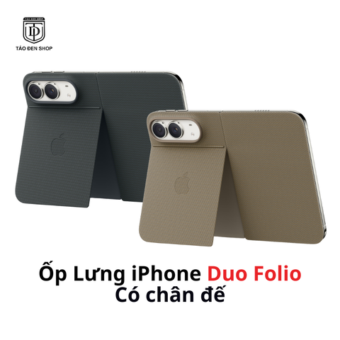Ốp Lưng iPhone Duo Folio Có chân đế - Chính Hãng
