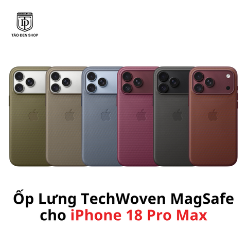 Ốp Lưng TechWoven MagSafe cho iPhone 18 Pro Max