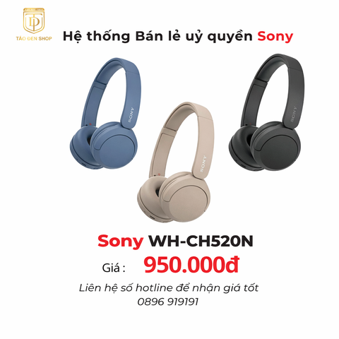 Tai nghe Sony WH-CH520 - Chính Hãng