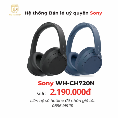 Tai nghe Sony WH-CH720N - Chính Hãng