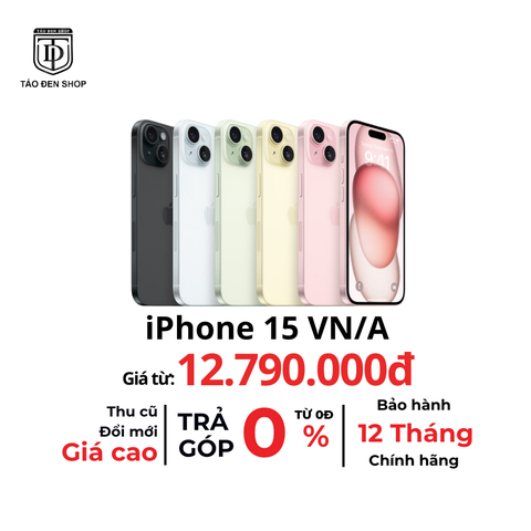 iPhone 15 VN/A Chính Hãng Chính Hãng