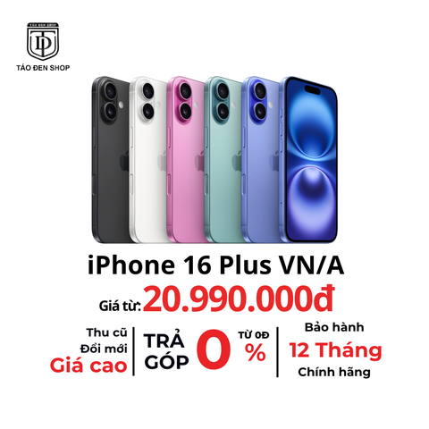 iPhone 16 Plus Chính Hãng VN/A