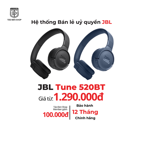 Tai nghe JBL Tune 520BT - Chính Hãng