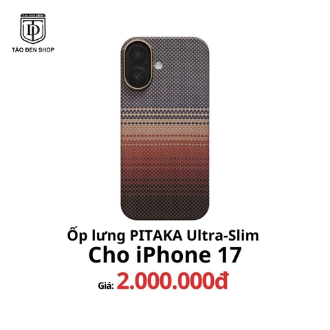 Ốp Pitaka Ultra Slim cho iPhone 17