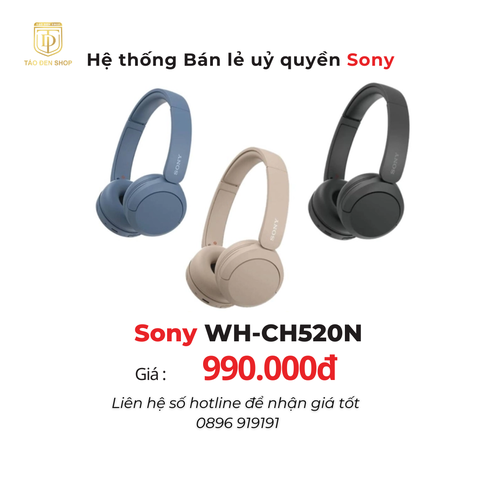 Tai nghe Sony WH-CH520 - Chính Hãng