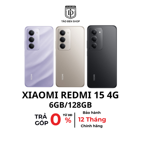Điện thoại Xiaomi Redmi 15 4G 6GB/128GB