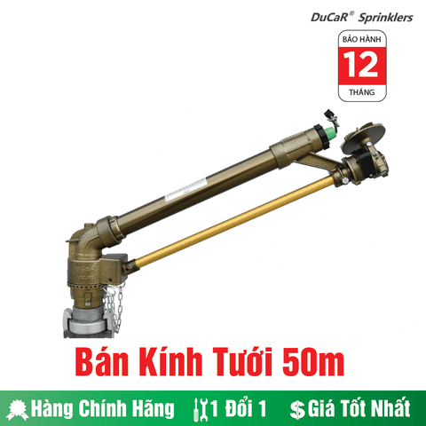 Súng tưới phun mưa bán kính lớn Ducar JET50T