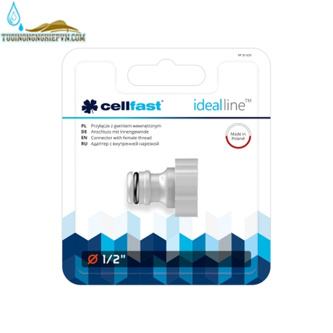 Cút nối ren trong ideal line cellfast 1/2'' (21mm)