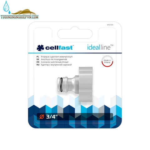 Cút nối ren trong ideal line cellfast 3/4'' (27mm)
