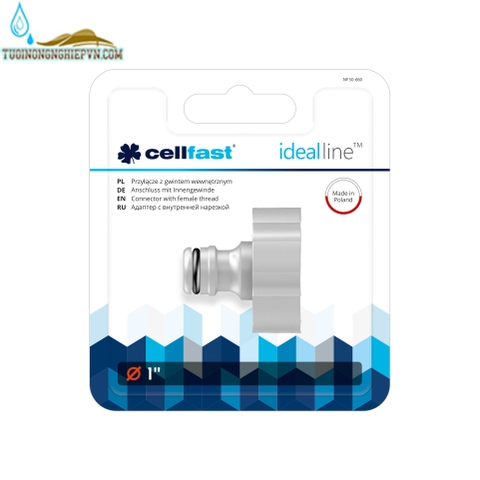 Cút nối ren trong ideal line cellfast 1'' (34mm)