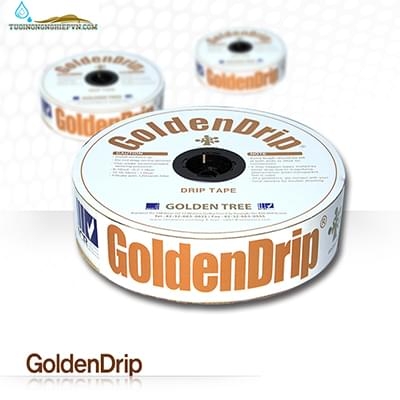 Dây nhỏ giọt golden 16mm dày 0.3mm khoảng cách lỗ 30cm