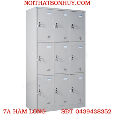 TU983-3K Tủ Locker sắt 9 khoang cánh mở nội thất Hoà Phát