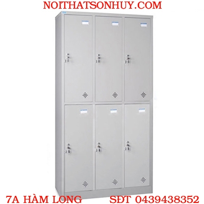 TU982-3K Tủ Locker sắt 6 khoang cánh mở nội thất Hoà Phát