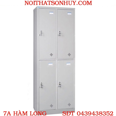 TU982-2K Tủ Locker sắt 4 khoang cánh mở nội thất Hoà Phát