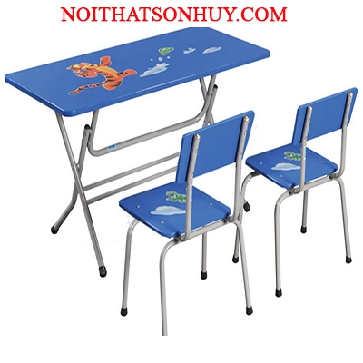 BMG101A-2+GMG101A-2 Bàn mẫu giáo hình con giống Hòa phát