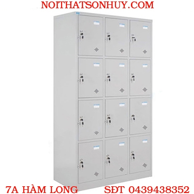 TU984-3K Tủ Locker sắt 12 khoang cánh mở nội thất Hoà Phát