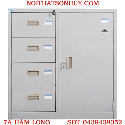 TU88-4D Tủ ghép sắt 2 khoang nội thất Hoà Phát