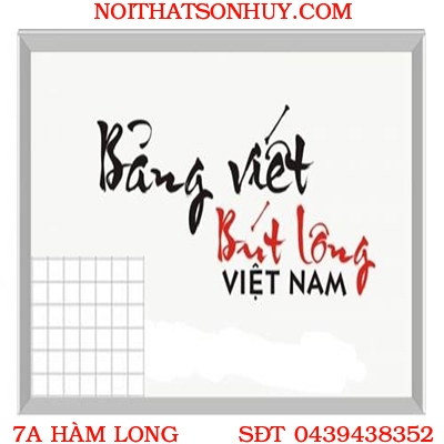 Bảng fooc trắng khung nhôm viết bút lông,bút dạ