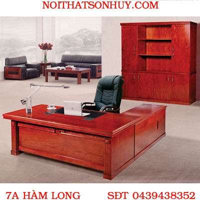 DT2010V2 Bàn lãnh đạo Veneer nội thất Hòa Phát