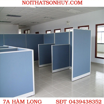 VNTA-04 vách ngăn khung nhôm bọc nỉ nội thất Sơn Huy