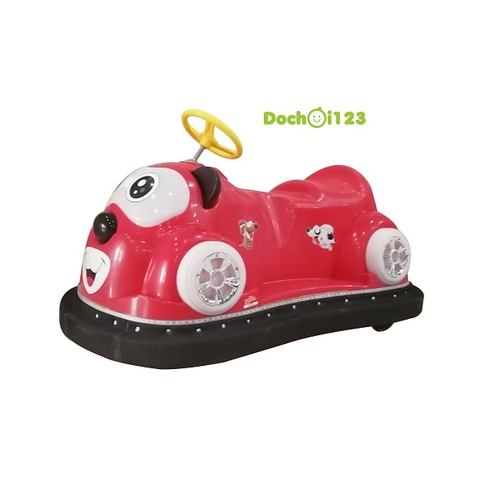 Xe điện đụng hình cún con ( Red )