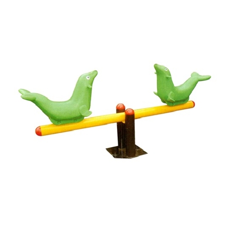 Bập bênh  2 ghế hình cá heo ( HL-401)