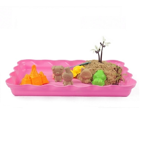 Khay nhựa chơi cát ( M006P-pink)