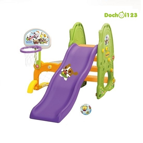 Cầu trượt bóng rổ cột goal 4 in 1 ( Y1225)