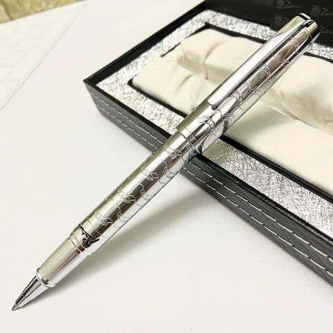 Bút dạ bi cao cấp Picasso 918 màu bạc (Tặng ruột bút)