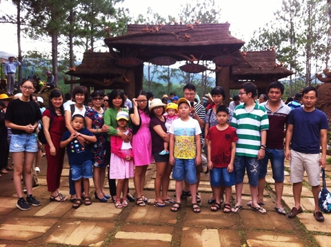 Đoàn khách du lịch Nha Trang - Đà Lạt 2016