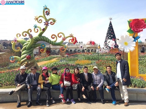 Du lịch Hàn Quốc: Seoul Nami Everland bay Jeju Air tháng 6