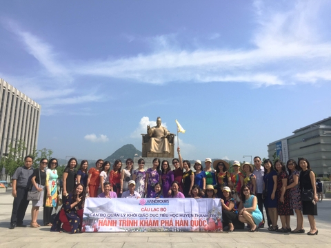 CLB khối GD Thanh Trì đi Hàn Quốc