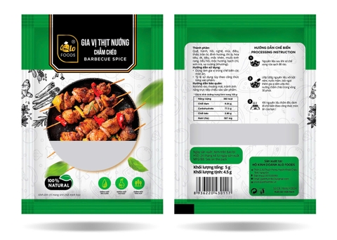 Gia vị thịt nướng (Chẳm chéo) G25g (5g*5) (24g) #