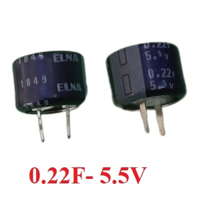 0.22F-5.5V Ena Supercapacitors