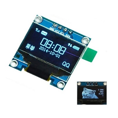 Màn Hình OLED 0.96 Inch 4Pin 2 Màu Xanh  I2C