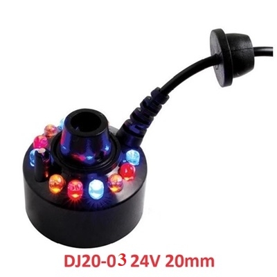 Đầu Siêu Âm Phun Sương DJ20-03 24V 20mm