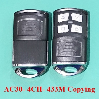 Remote RF 4 lệnh 433Mhz AC30-Học lệnh