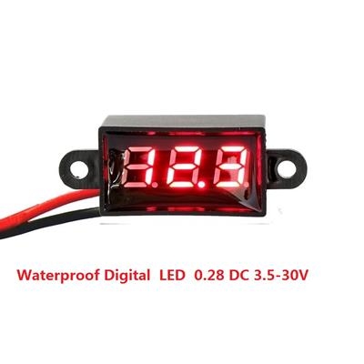 Đồng Hồ Kỹ Thuật Số 30V Chống Nước Màu Đỏ