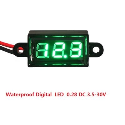 Đồng Hồ Kỹ Thuật Số 30V Chống Nước Màu Xanh Lá