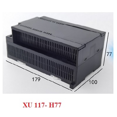 Hộp Nhựa Din Rail XU-117- H77