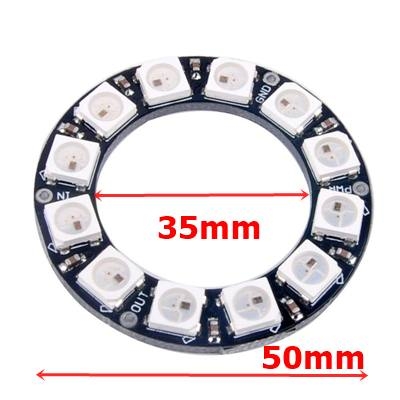 Module LED RGB 5050 WS2812B 12 LED
