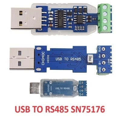 Mạch Chuyển đổi USB sang RS485 CH340 SN75176