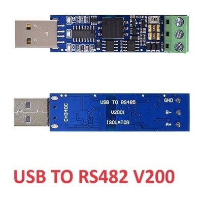 Mạch Chuyển đổi USB sang RS485 CH340 V200 Cách Ly
